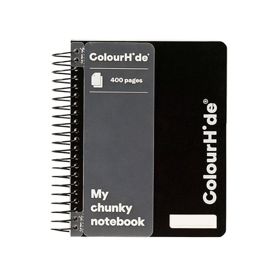 NOTEBOOK COLOURHIDE CHUNKY 400 PAGES ASST
