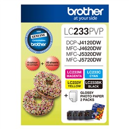 Brother LC-233 OEM Value 4 Ink Pack
